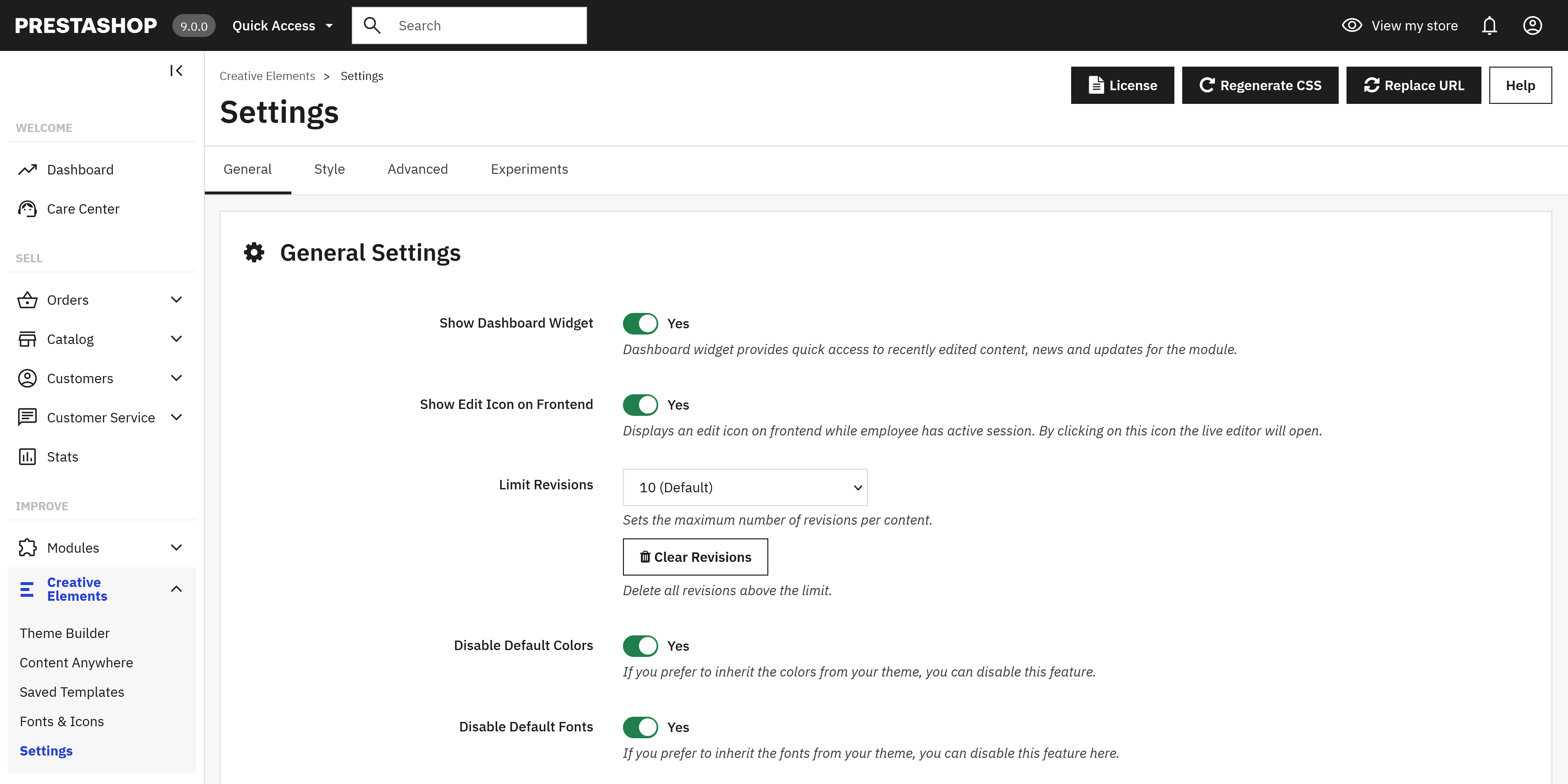 Settings of Revisions